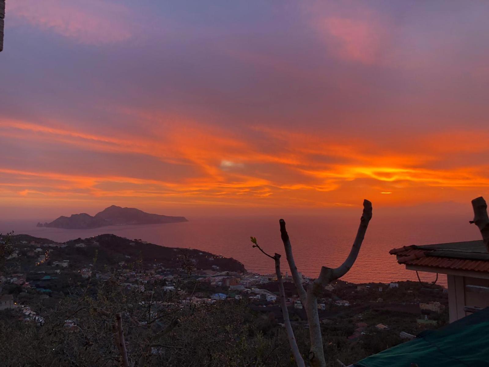 Vila Al Calar Del Sole Massa Lubrense Exteriér fotografie
